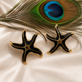 Starfish Noir Stud Earring