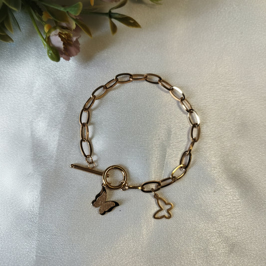 Butterfly Link Luxe Bracelet 🦋🌸 💫