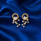 Pearlyne Juliette Vine Hoop Earrings