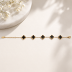 Noir Clover Luxe Bracelet
