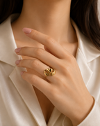 Heart Embrace Adjustable Ring