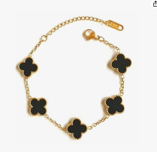 Noir Clover Luxe Bracelet ✨🖤
