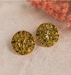 Molten Gold Statement Earrings ✨💛🌟