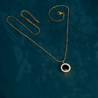 Midnight Elegance Onyx Pendant Necklace