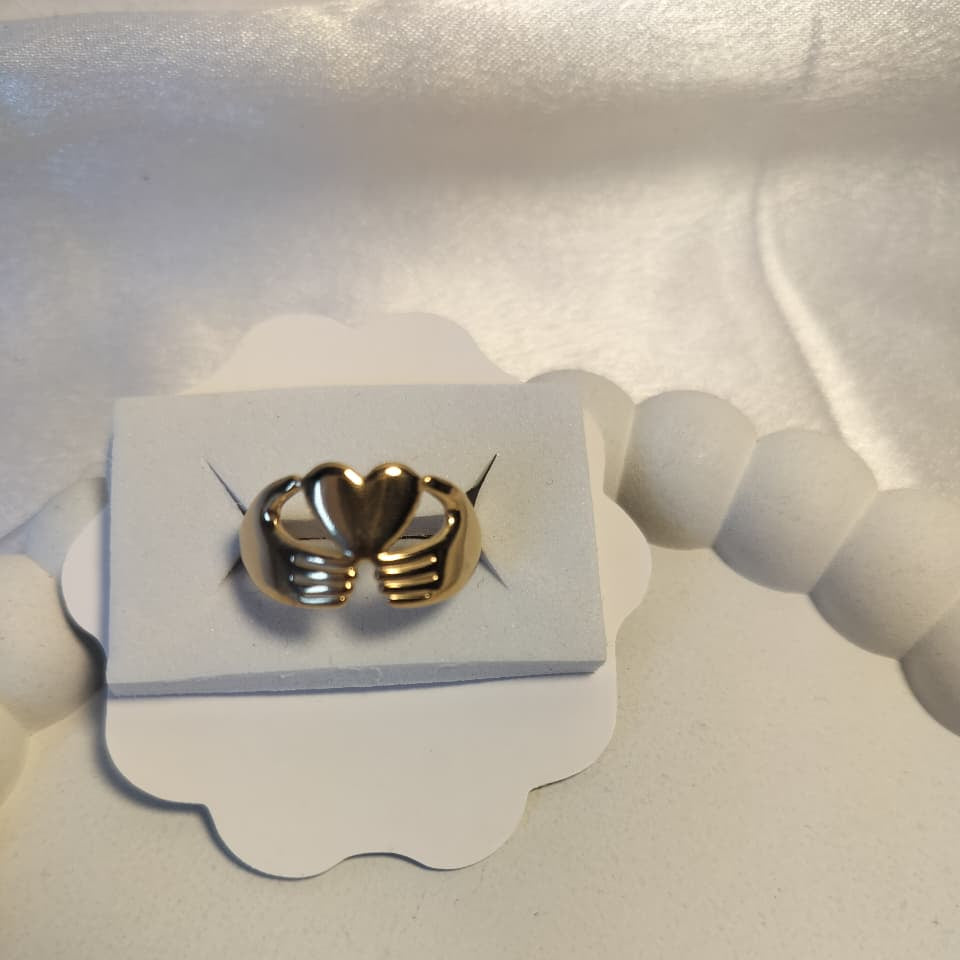 Heart Embrace Adjustable Ring