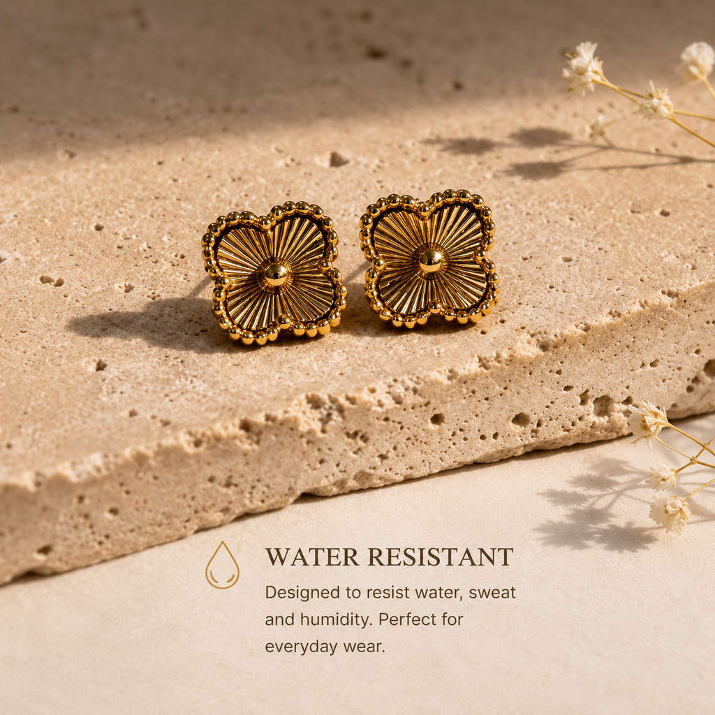 Aura Clover Studs