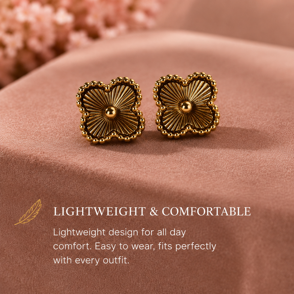 Aura Clover Studs