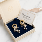 Pearlyne Juliette Vine Hoop Earrings