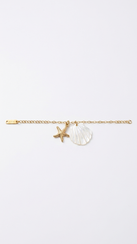 Seashell Starfish Bracelet ⭐🐚🦪
